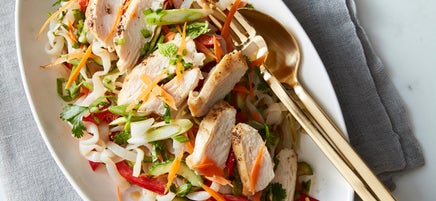 Thai Peanut Noodle and Veggie Salad