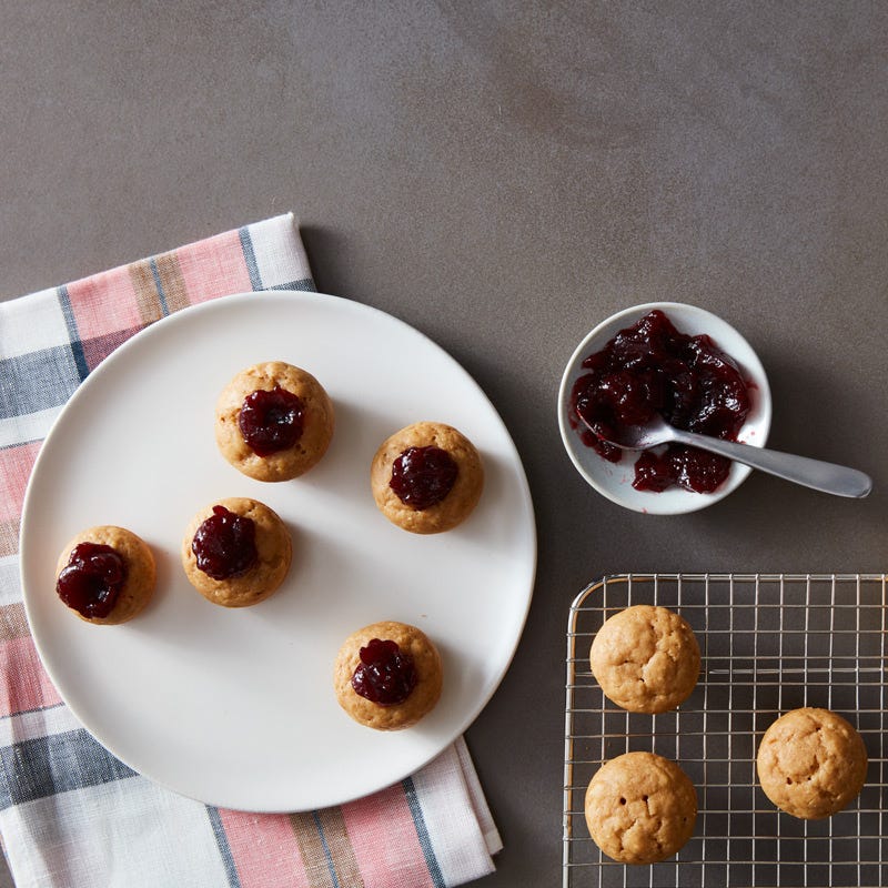 Photo of Mini peanut butter and jelly cupcakes by WW