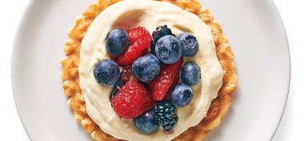 Lemon-Berry Pizzelle Tart