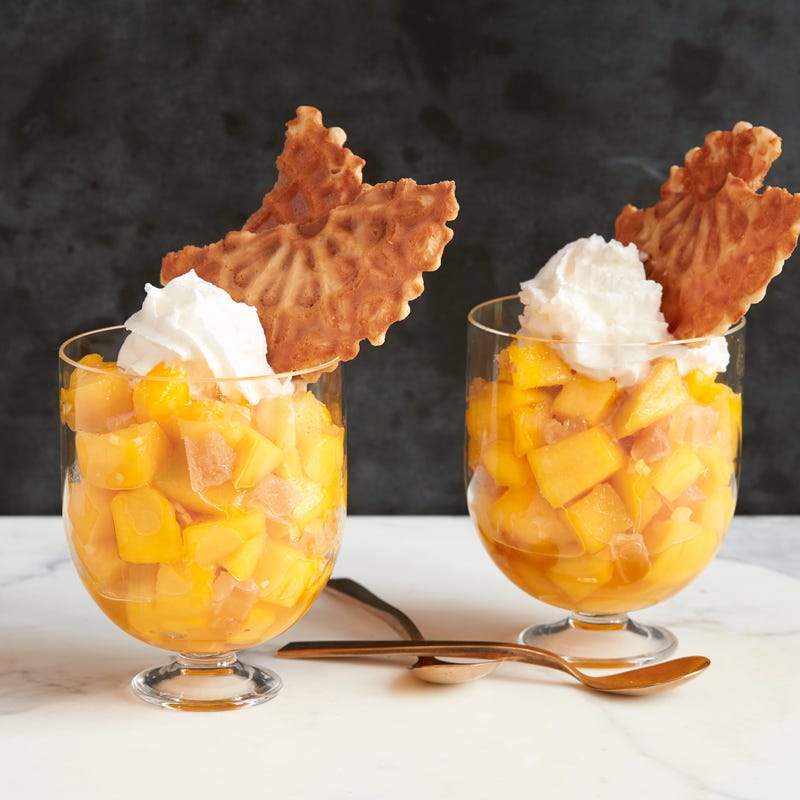 Photo of Mango-ginger pizzelle parfaits by WW