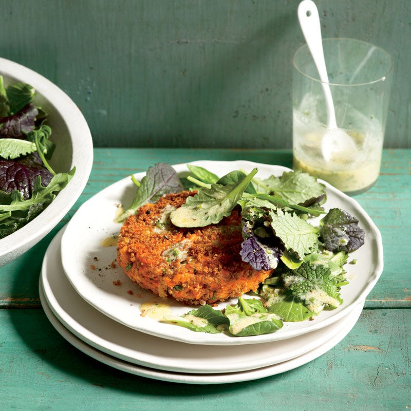 Photo of Salmon cakes with dijon-herb sauce by WW