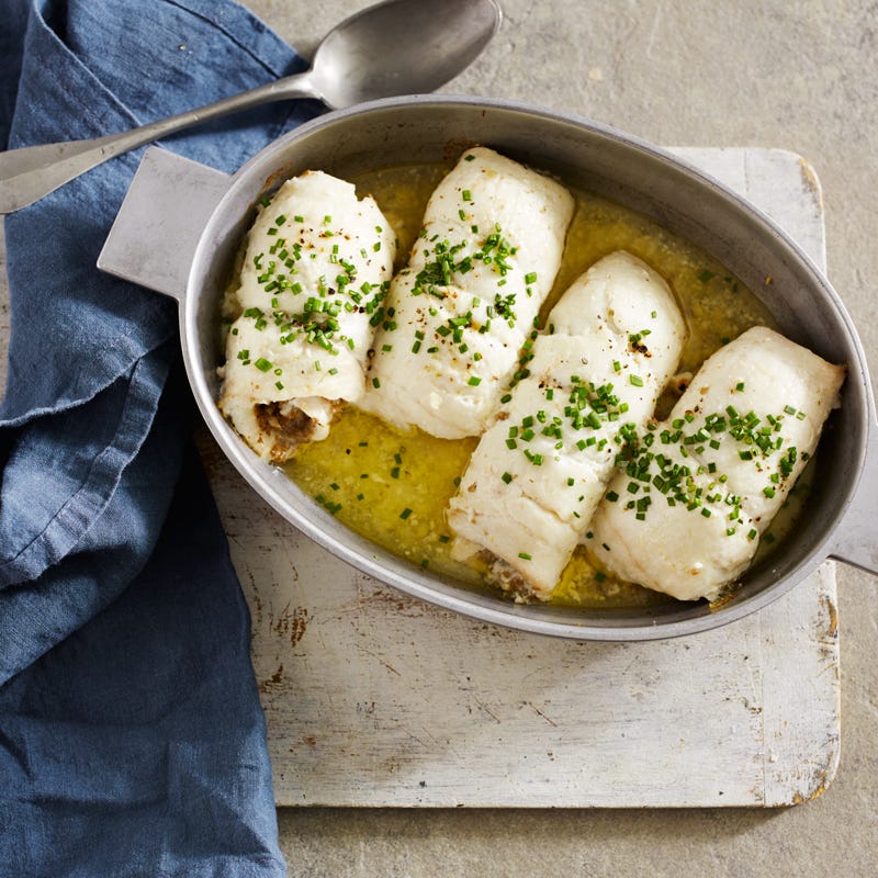 Photo of Mushroom stem duxelles-stuffed sole by WW