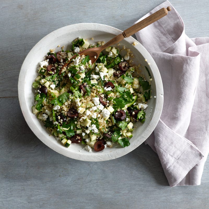 Photo of Bulgur salad with cherries and feta by WW