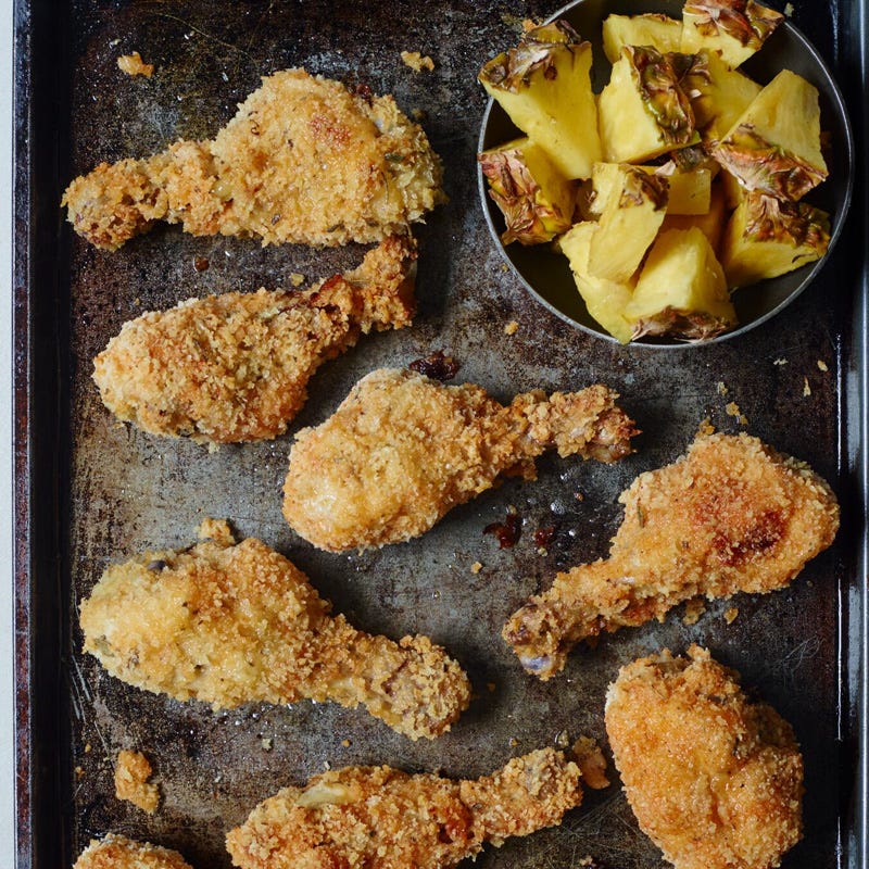 Spicy Oven-Fried Drumsticks
