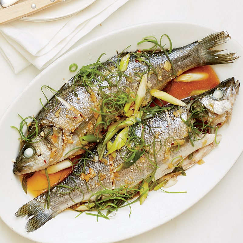 Cantonese-Style Whole Branzino