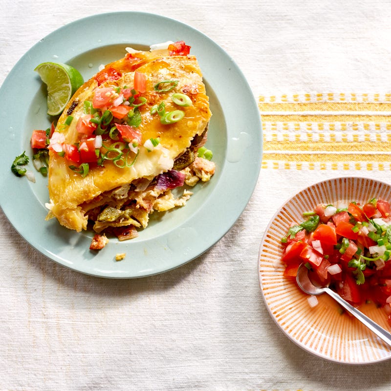 Photo of Chorizo and cheddar tortilla casserole by WW