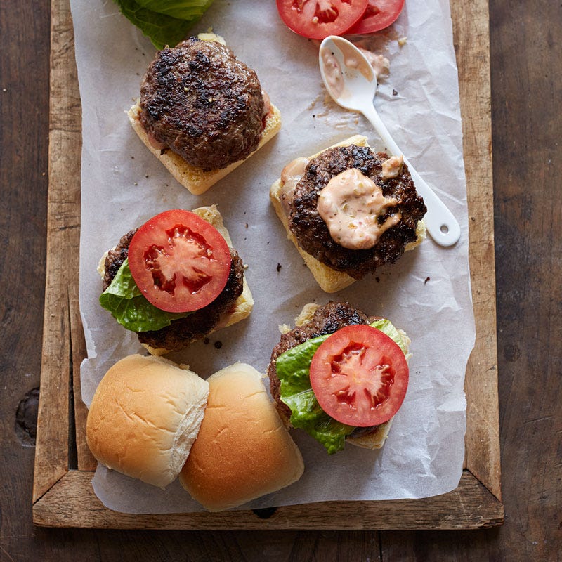 Photo of Jumbo bacon-cheddar stuffed sliders by WW