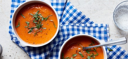 Roasted Red Pepper & Pear Soup