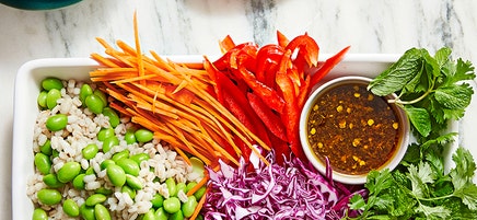 Barley & Edamame Salad