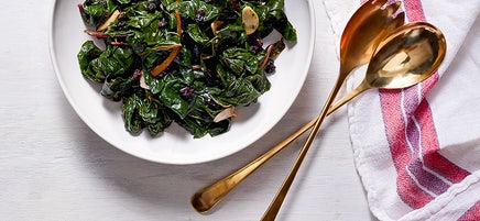 Lemony rainbow chard