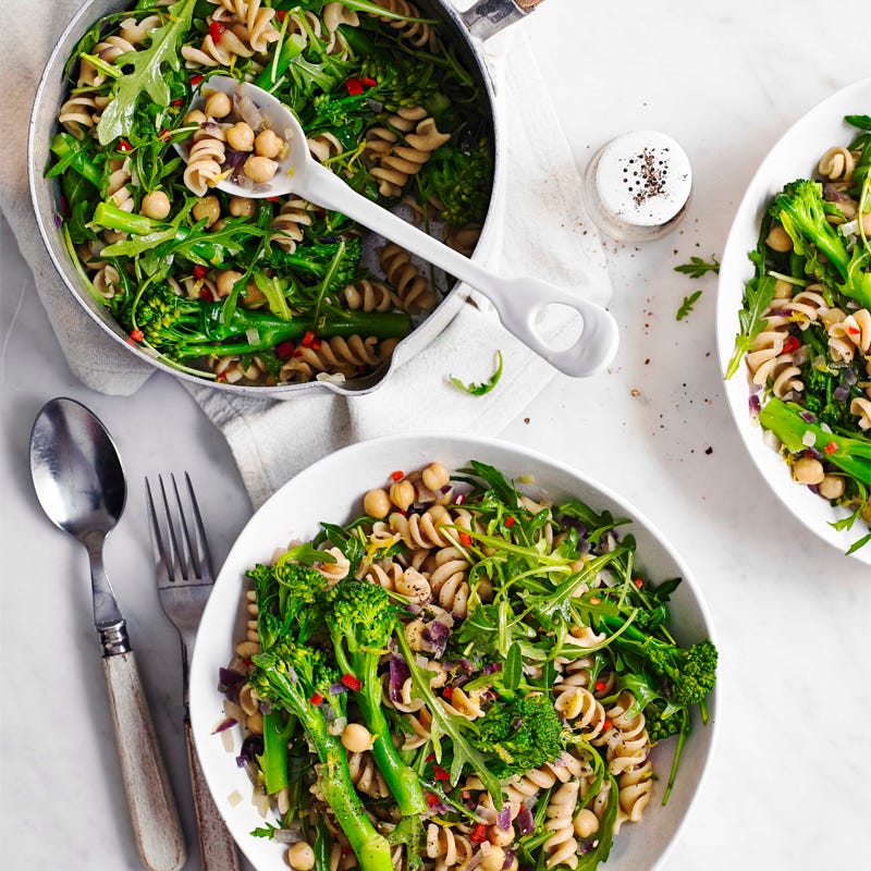 Photo of Pasta with chickpeas & baby broccoli by WW