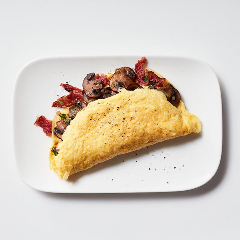Photo of Mushroom and bacon omelette filling by WW