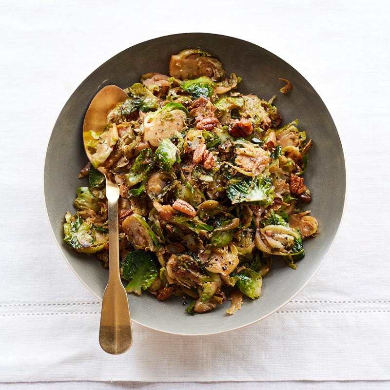 Photo of Brussels sprouts with raisins and pecans by WW