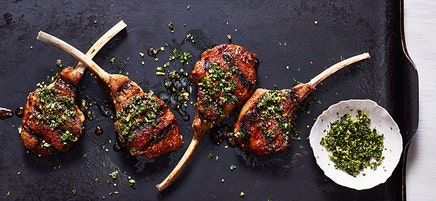 Spiced lamb chops with gremolata