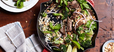 Vietnamese beef and broccoli bowl