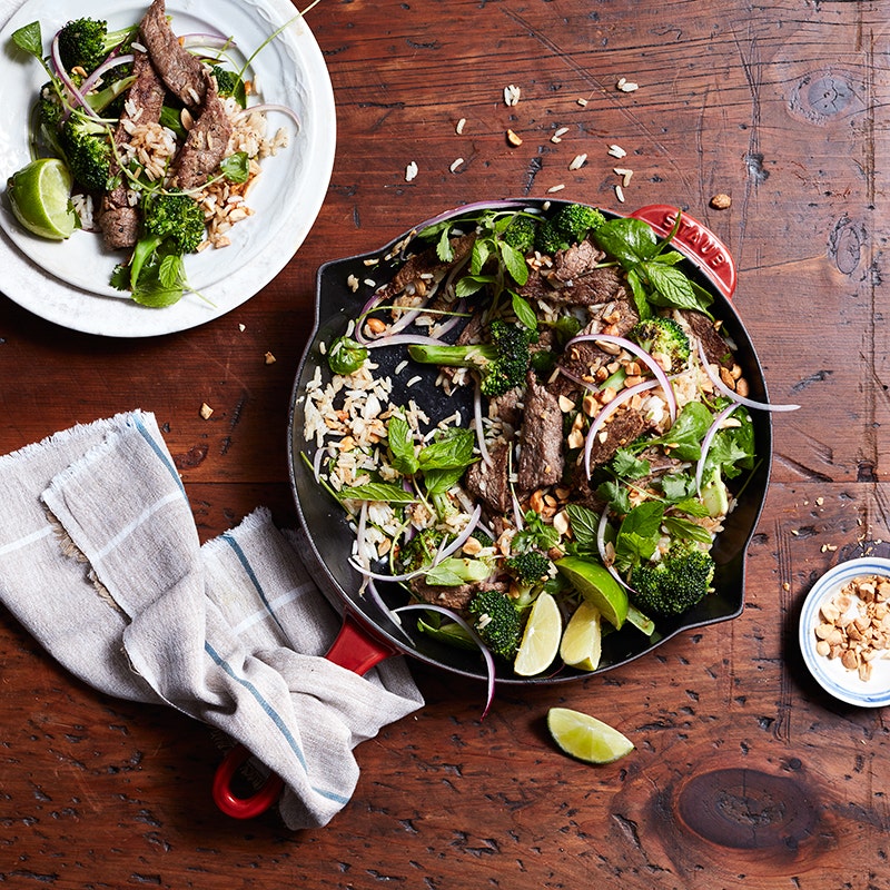 Vietnamese beef and broccoli bowl