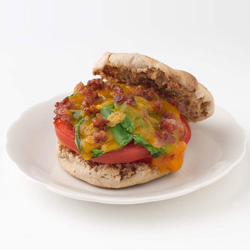 Bacon, Cheddar and Tomato Sandwich