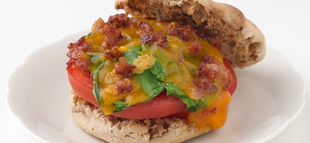 Bacon, Cheddar and Tomato Sandwich