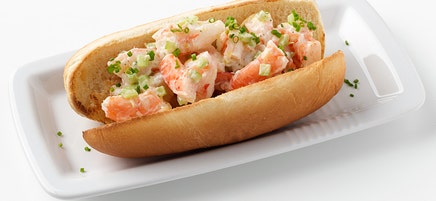 Shrimp salad roll