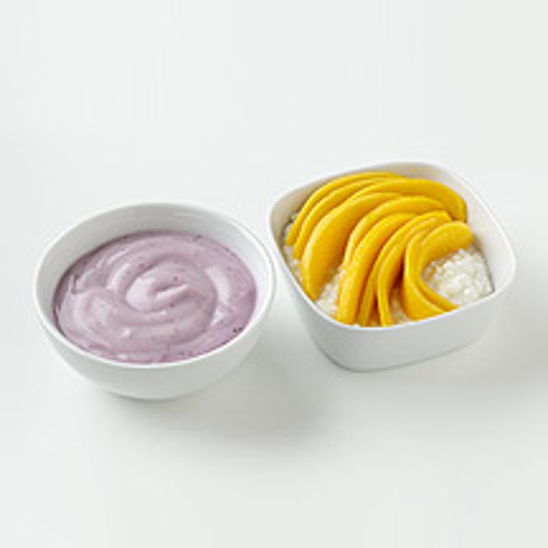 Mango, Cottage Cheese and Yogurt