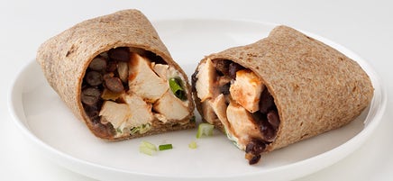 Chicken and Black Bean Wrap
