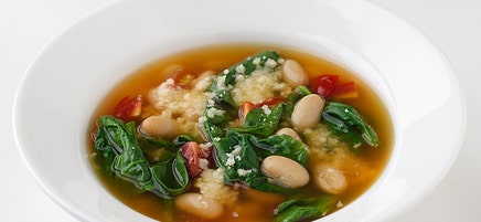 Italian White Bean & Spinach Soup