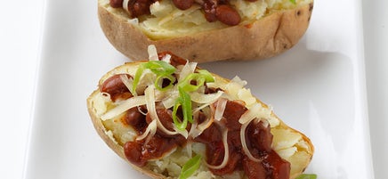 Chili & Cheese Baked Potato