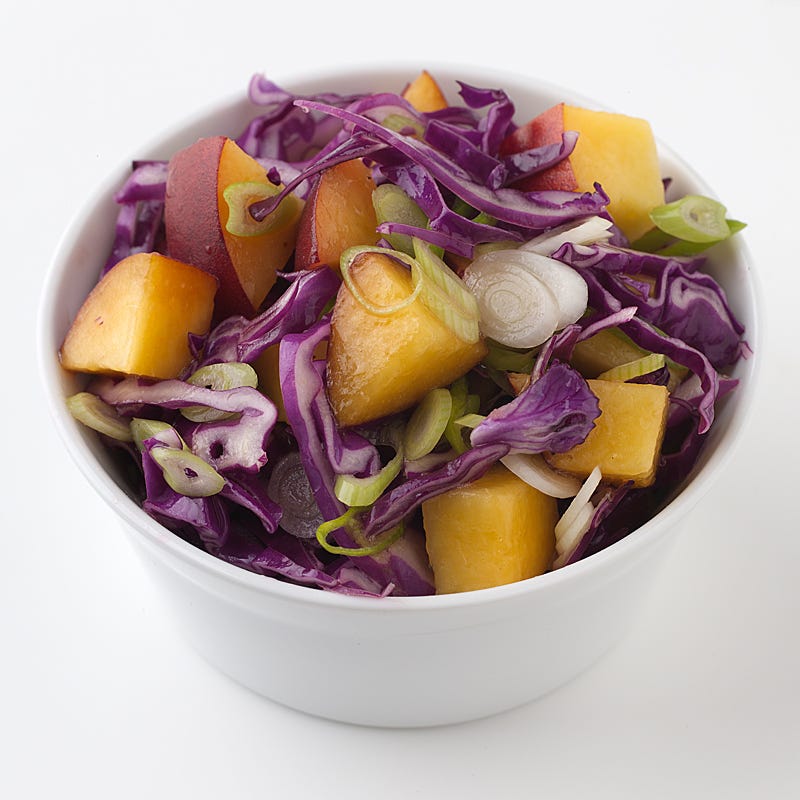 Just Peachy Cabbage Slaw
