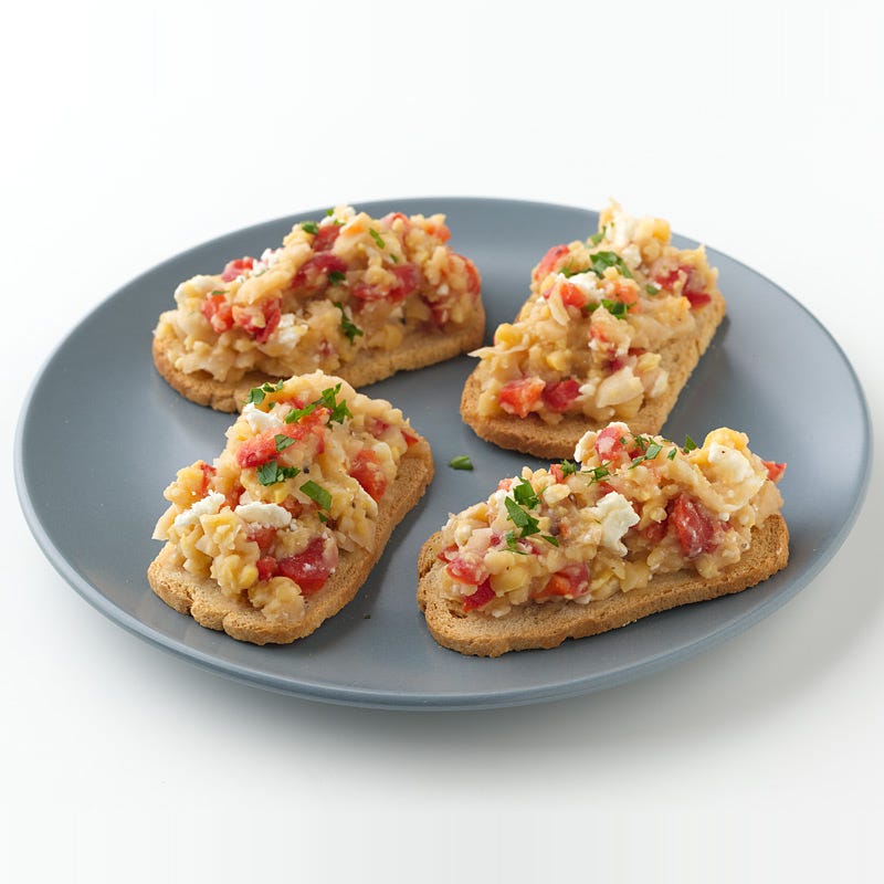 Chickpea Bruschetta