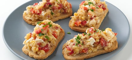 Chickpea Bruschetta