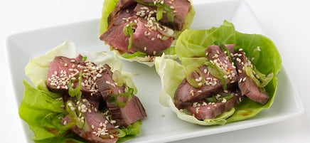 Negamaki Lettuce Wraps