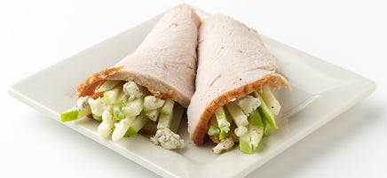 Turkey, Apple & Blue Cheese Roll-Ups