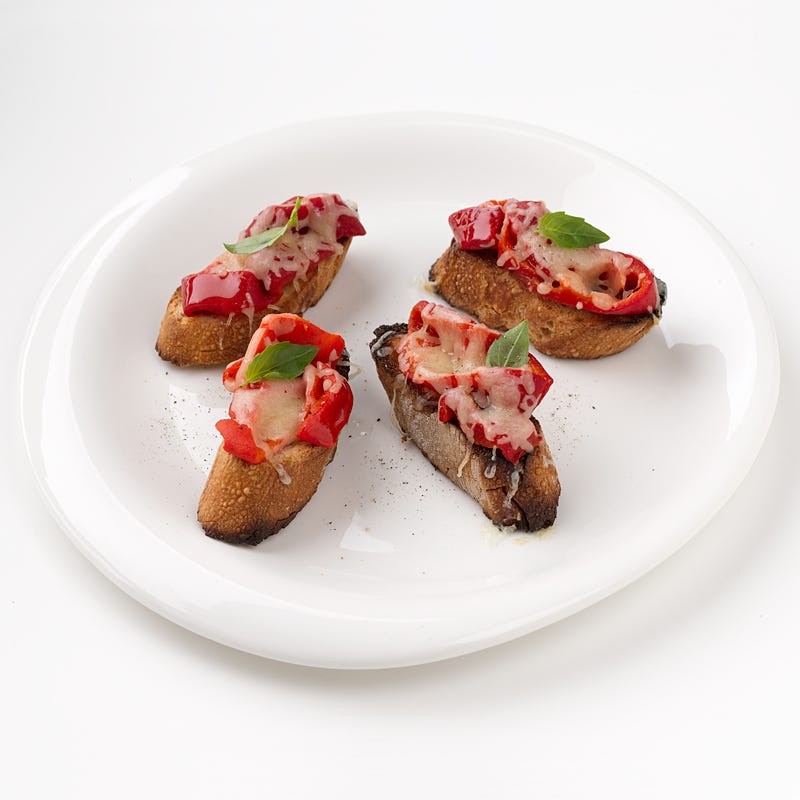 Roasted Pepper Crostini