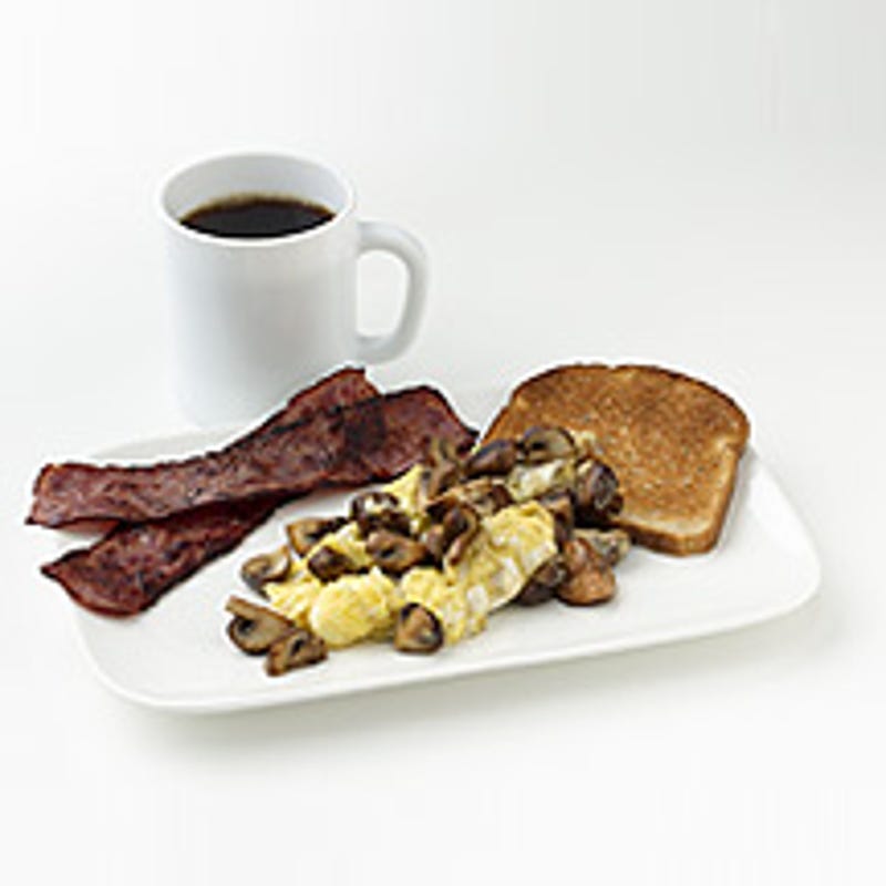 Photo of Eggs with Mushrooms and Bacon by WW