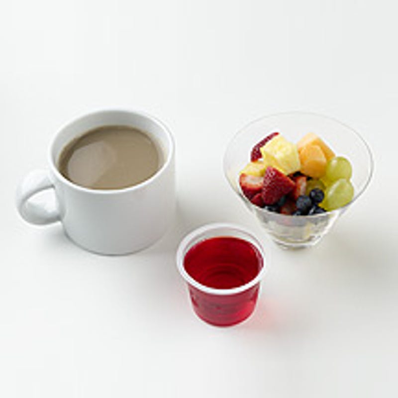 Gelatin, Espresso and Fresh Fruit
