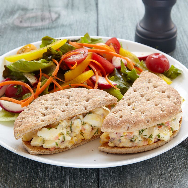 Photo of Egg Salad Sandwich & Side Salad by WW