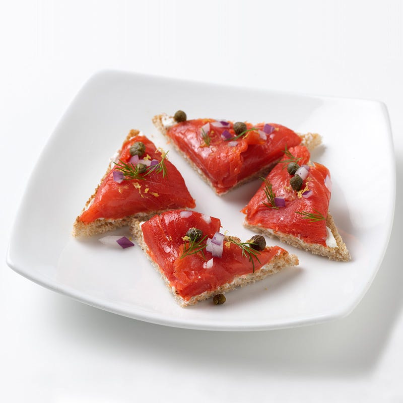 Photo of Smoked Salmon Canapé Snack by WW
