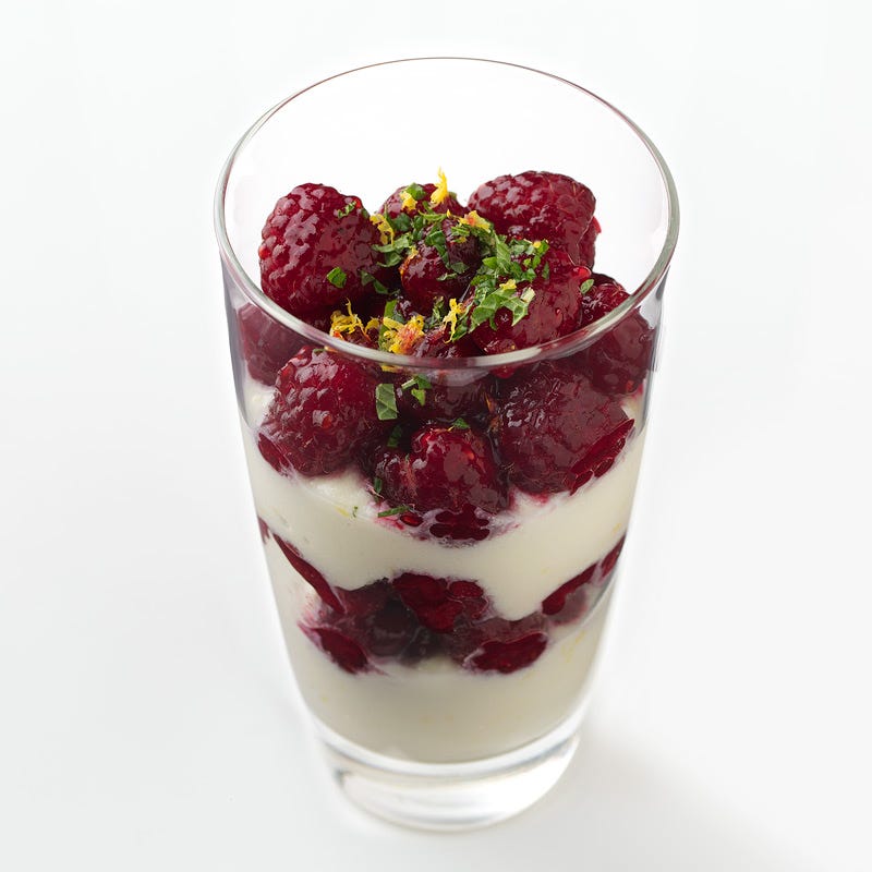 Raspberry-Lemon Ricotta Parfait