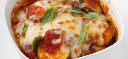 Quick Zucchini “Parmigiana”