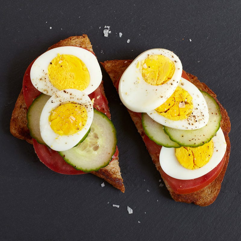 Egg and Cucumber Sandwich
