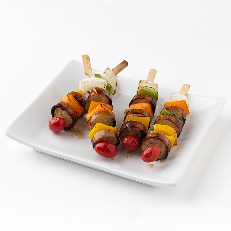 Sausage and Pepper Skewers