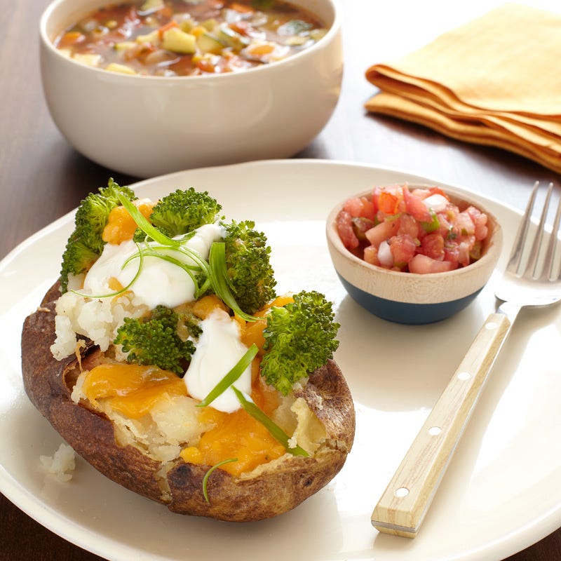 Photo of Cheesy Potato and Veggie Soup by WW