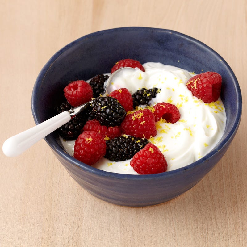 Yogurt with Fresh Berries