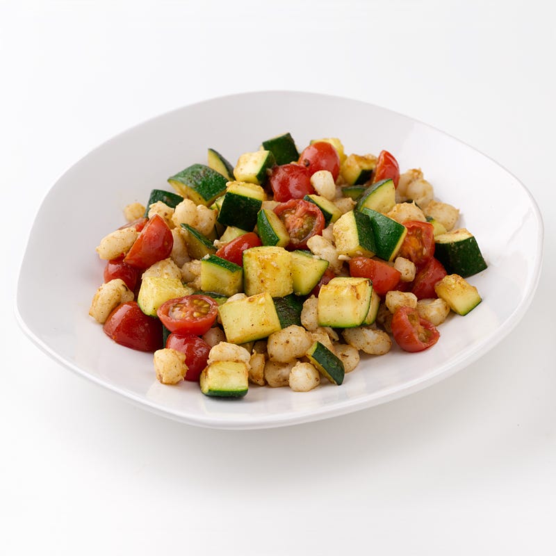 Hominy and Zucchini Sauté