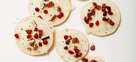 Pear with Pecorino and Pecans