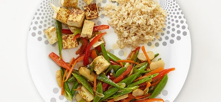 Portion Plate Tofu Stir-Fry