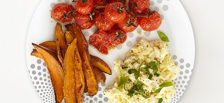 Portion Plate Breakfast for Dinner