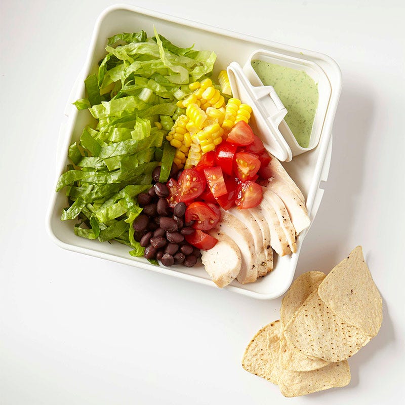 Photo of Chicken Taco Salad with Cilantro-Lime Dressing by WW