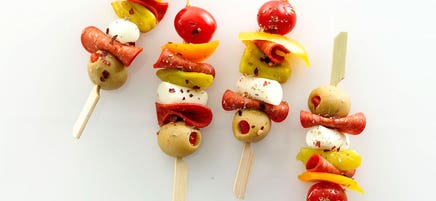 Mini Italian Sub Skewers