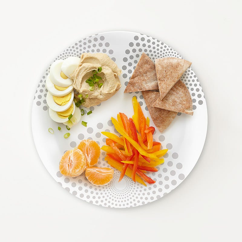 Portion Plate Middle Eastern Snack Plate
